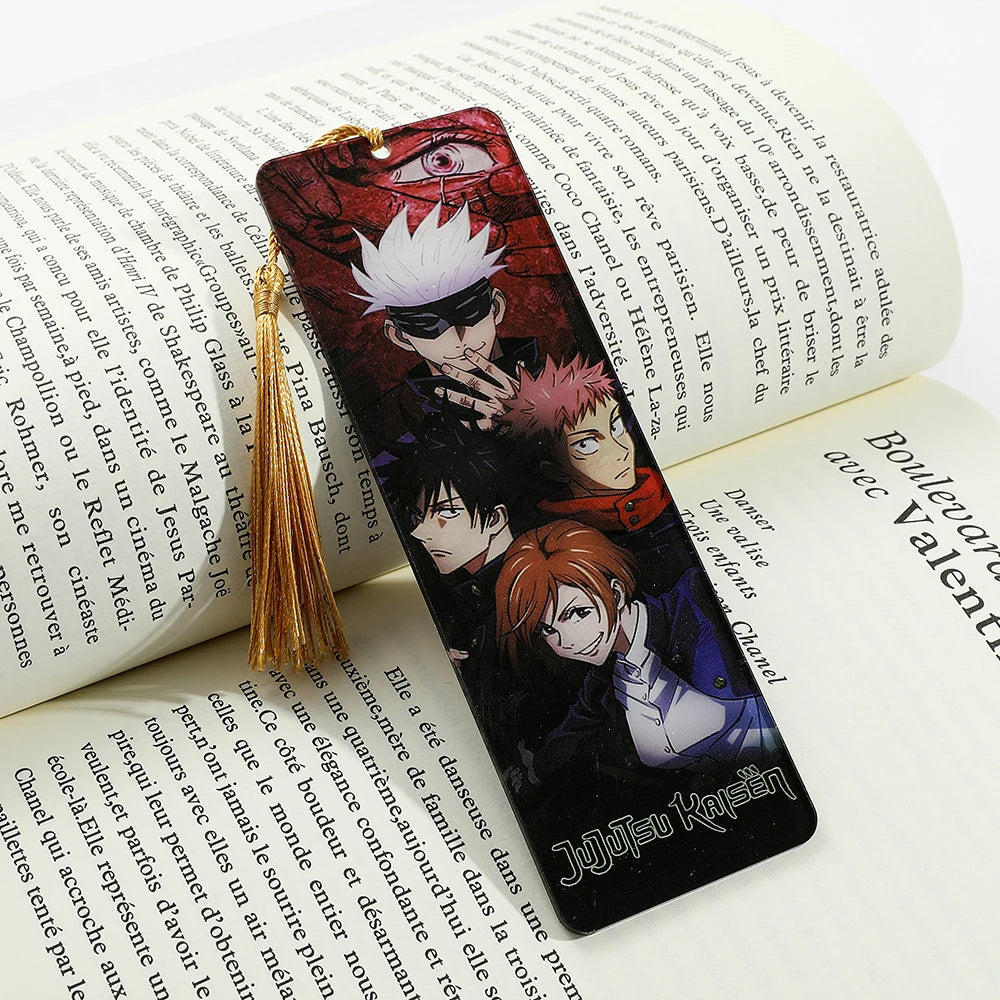 Jujutsu Kaisen Anime Acrylic Bookmark, JJK Souvenir Readings Stationery