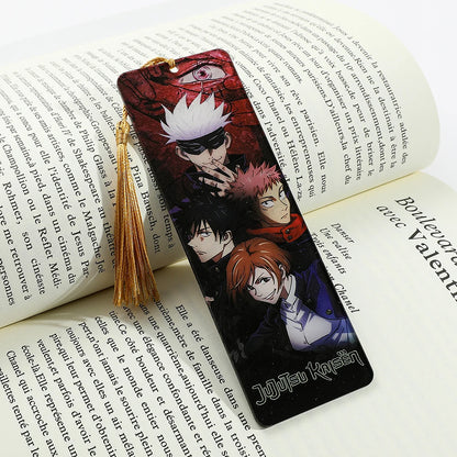 Jujutsu Kaisen Anime Acrylic Bookmark, JJK Souvenir Readings Stationery