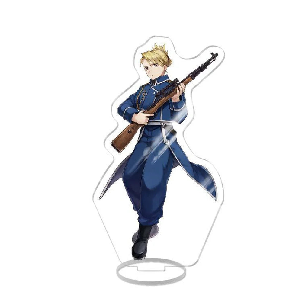 NEW Anime Fullmetal Alchemist Acrylic Stands Model Figure, Multiple Variations of Anime Acrylic Style Figurines 15 cm