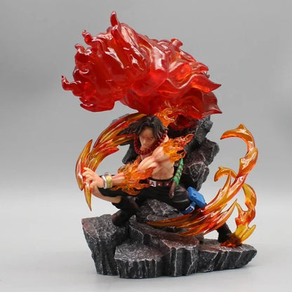 Fire Fist Portgas D. Ace Anime Figurine, One Piece Figures PVC Statue 18 CM