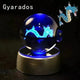 3D Pokemon Crystal Ball 5CM Mewtwo Pikachu Gengar Crystal Glass Pokemon Ball Pokeball Figure Night Light LED Lamp Base Gift - 29 Jigglypuff / 5CM - Otarealm