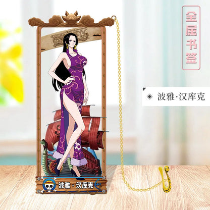 ONE PIECE Metal Bookmarks with Various Design Characters for Anime Fans
