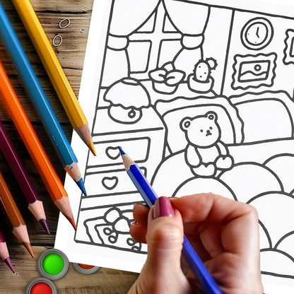 Love Style Coloring Book – 28 Pages of Romantic Art for Adults | Perfect for Birthday & Valentine's Gifts