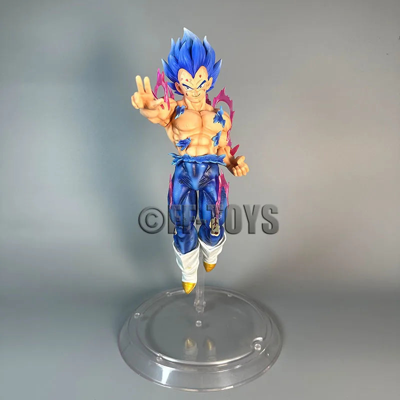 Vegeta Ultra Ego and Super Saiyan Blue Swappable Heads Anime Figure, Dragon Ball Z Action Figurines