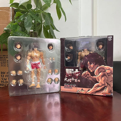 Hanma Yujiro and Baki Hanma Action Figure, Baki The Grappler Anime Figurines Son Of Ogre