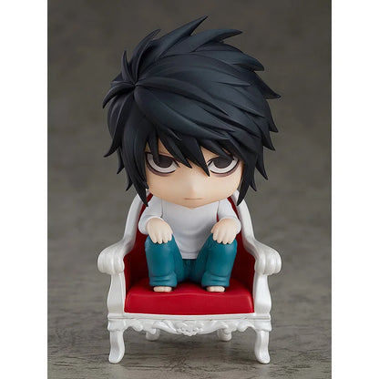 Anime Figures Death Note L Lawliet, Kawaii Cute Chibi Action Figures 10 cm
