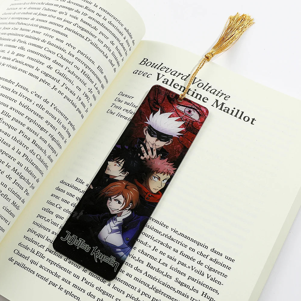 Jujutsu Kaisen Anime Acrylic Bookmark, JJK Souvenir Readings Stationery