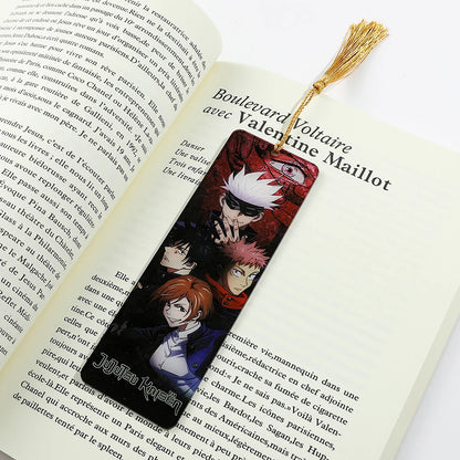 Jujutsu Kaisen Anime Acrylic Bookmark, JJK Souvenir Readings Stationery