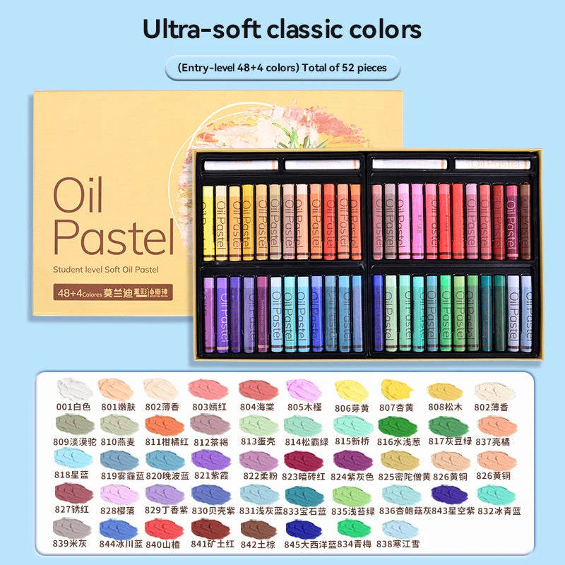 Artist Oil Pastel Set – 24/36/48 Colors Soft, Non-Toxic Sticks for Drawing, Painting & Graffiti Art