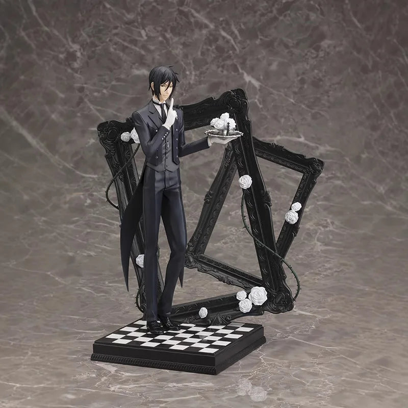 Ciel Phantomhive and Sebastian Michaelis Anime Figure, Black Butler Action Figurines