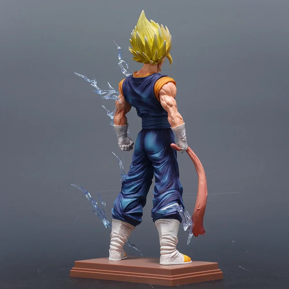 Vegito Super Saiyan Blue Gogeta 3 Heads 2 Bodies Action Figure, Dragon Ball Z Anime Figurines 32 CM