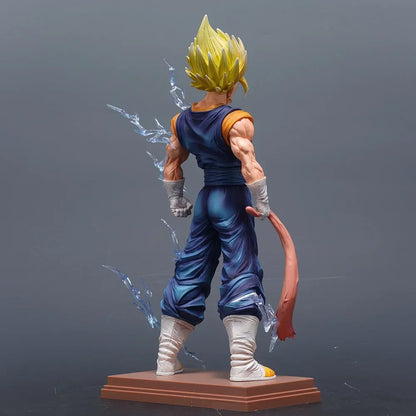 Vegito Super Saiyan Blue Gogeta 3 Heads 2 Bodies Action Figure, Dragon Ball Z Anime Figurines 32 CM