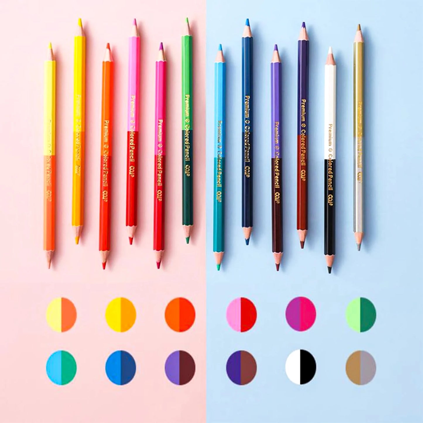 Colored Pencil Set – 36/38/50/72 Premium Artist Pencils with Handmade Canvas Wrap & Accessories