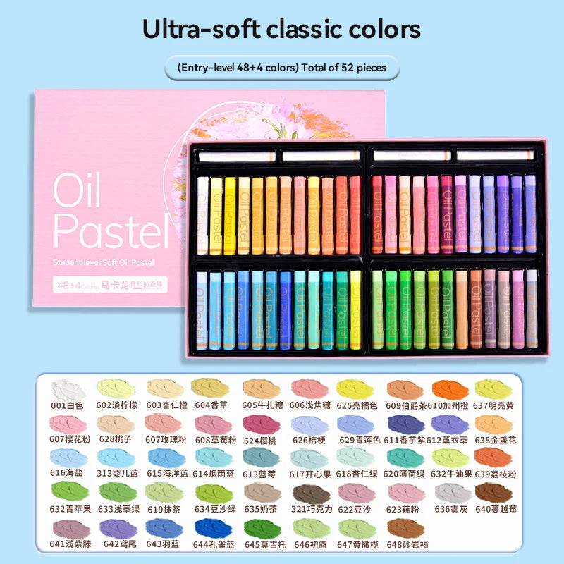 Artist Oil Pastel Set – 24/36/48 Colors Soft, Non-Toxic Sticks for Drawing, Painting & Graffiti Art