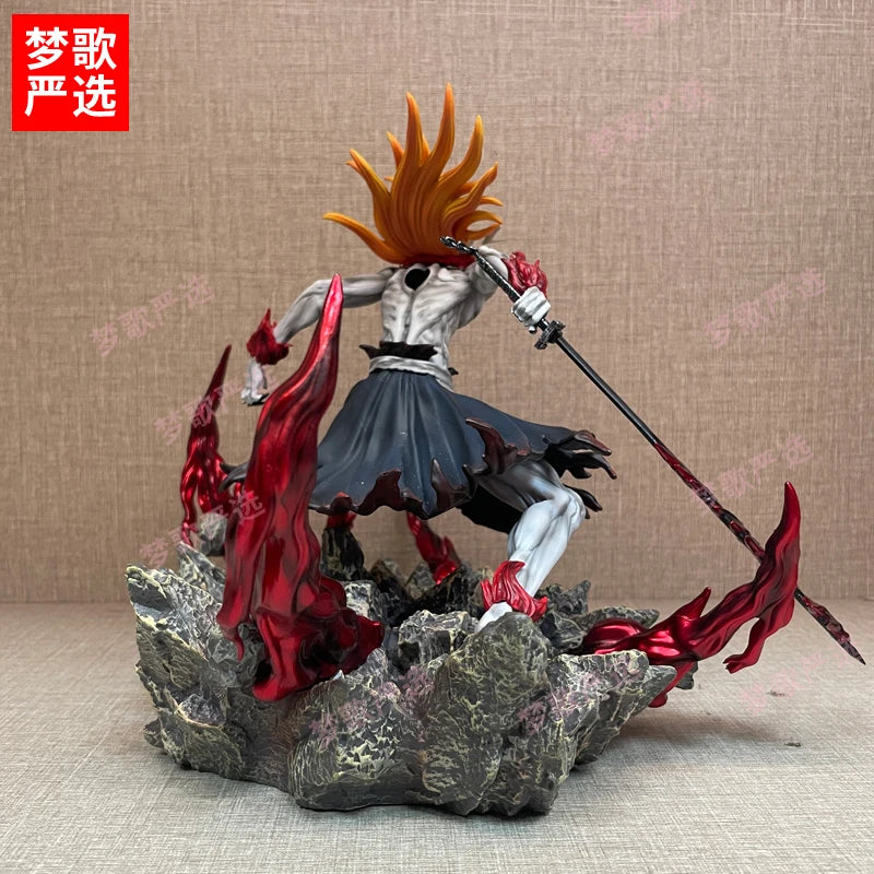 Vasto Lorde Hallow Kurosaki Ichigo Anime Figure, Bleach Action Figurines Statue 23 CM