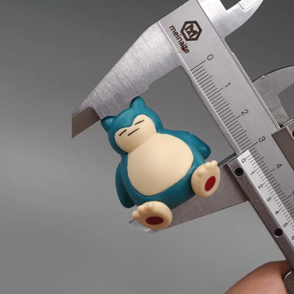 5 Pcs Snorlax Cake Topper Figurines, Pokemon Anime Mini Figure 1.8-3cm Cake Decor Kawaii Ornaments