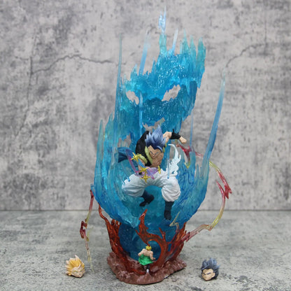 Gogeta Super Saiyan Blue Anime Figurine, Dragon Ball Super Action Figures Collection Toy Gift 28 cm