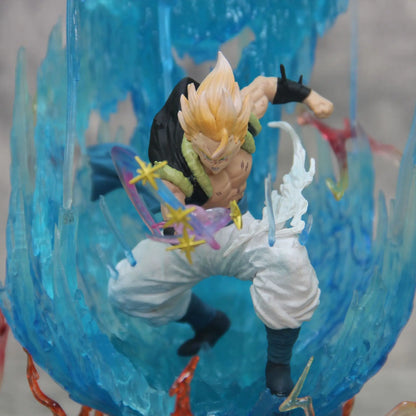 Gogeta Super Saiyan Blue Anime Figurine, Dragon Ball Super Action Figures Collection Toy Gift 28 cm