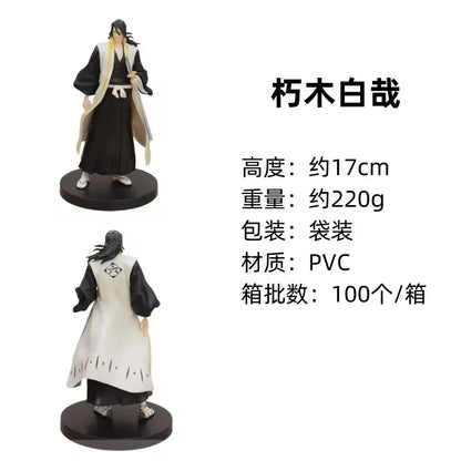 Kuchiki Byakuya Anime Figure, Bleach Gotei 13 Sixth Division Captain Action Figurines 17 CM