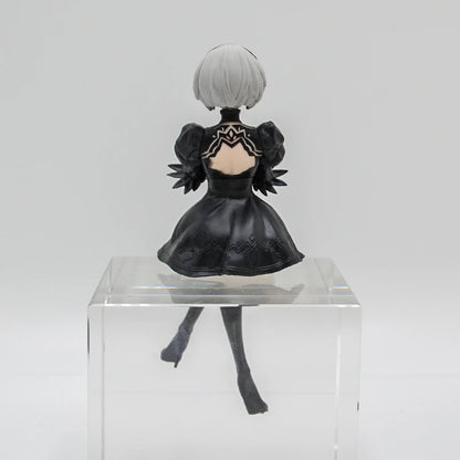 NieR:Automata Action Figures - YoRHa No.2 Type B (2B), 9S, and A2 - 15 CM Collectible Figurines