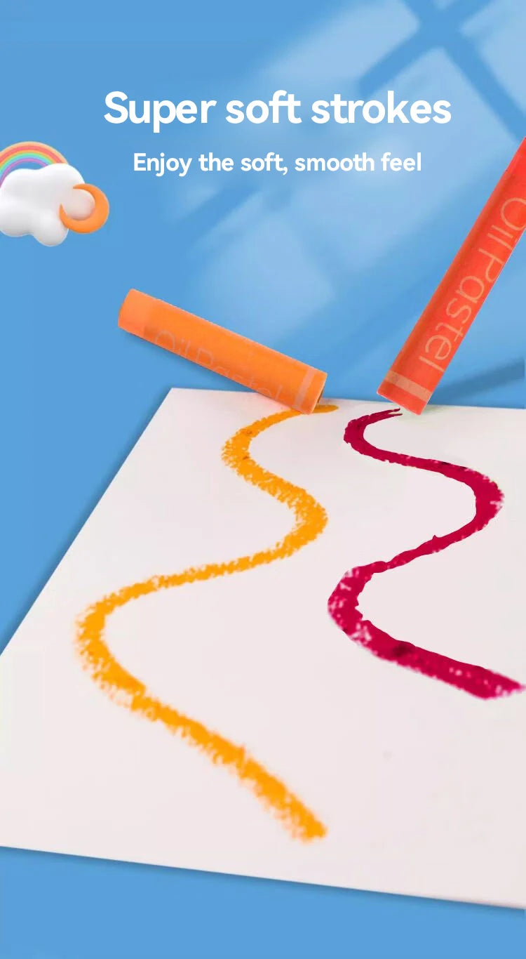 Artist Oil Pastel Set – 24/36/48 Colors Soft, Non-Toxic Sticks for Drawing, Painting & Graffiti Art