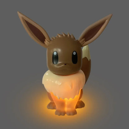 Pokemon Night Light Anime Dolls, Pikachu Eevee Jirachi Bulbasaur Psyduck Bedroom Bedside LED Lights Room Decor Kids Toys