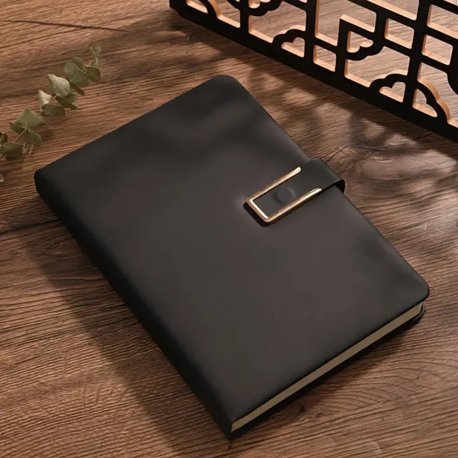 A5 Retro Leather Notebook – 200/360 Pages, Soft Cover Planner for Students, Business, Office, and School Stationery