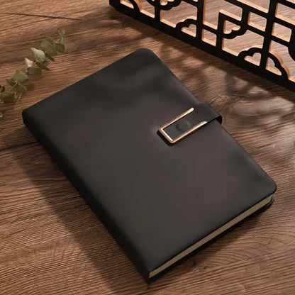 A5 Retro Leather Notebook – 200/360 Pages, Soft Cover Planner for Students, Business, Office, and School Stationery