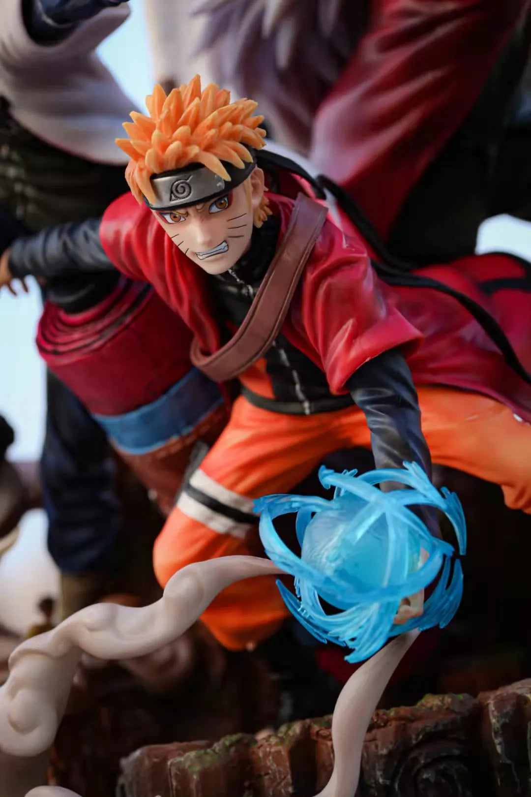Jiraiya Minato and Naruto Anime Figurines, NARUTO SHIPPUDEN Figures Master and Apprentice Figure 41cm
