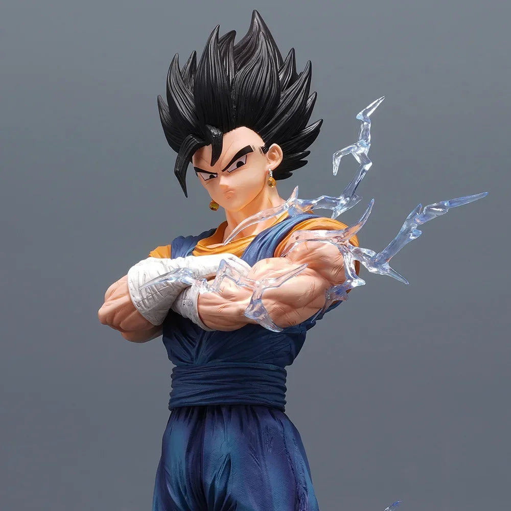 Vegito Super Saiyan Blue Gogeta 3 Heads 2 Bodies Action Figure, Dragon Ball Z Anime Figurines 32 CM