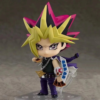 Yu-Gi-Oh! Anime Mini Figure Yugi Muto, Kawaii Chibi Cute PVC Action Figure Toys Collector Model 10cm