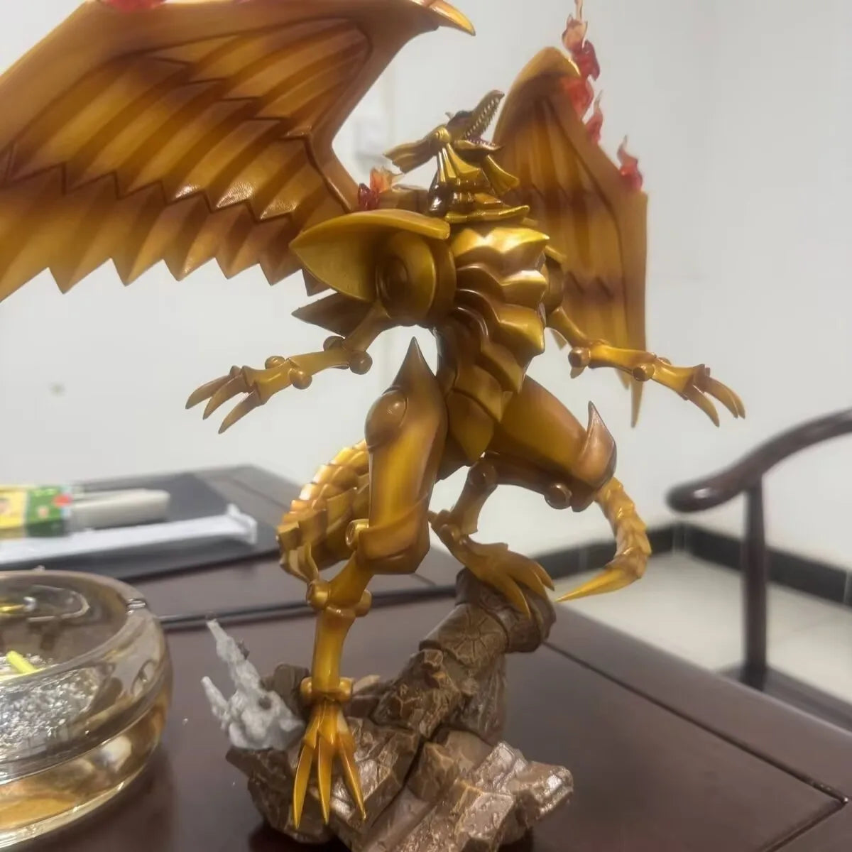 NEW The Winged Dragon Of Ra Anime Figure, Yu-Gi-Oh Duel Monsters Statue 27 CM