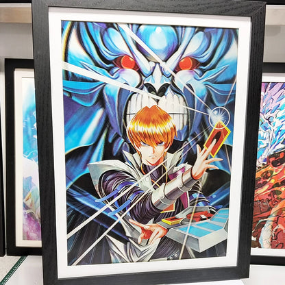 Anime Art Yu-Gi-Oh! 3D Effect Posters, Seto Kaiba/Yugi Muto/Marik Ishtar Lenticular Posters Wall Art
