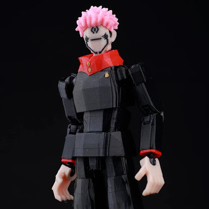 Jujutsu Kaisen 3D Printed Anime Figurine, Gojo Satoru Toji Yuji Sukuna Mahoraga Yuta
