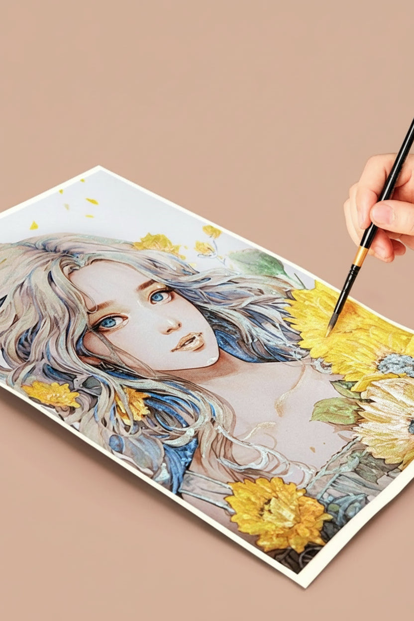 20/36/98 Color Pearlescent Watercolor Paint Intense Sparkle Metallic Watercolor Paint Set Glitter