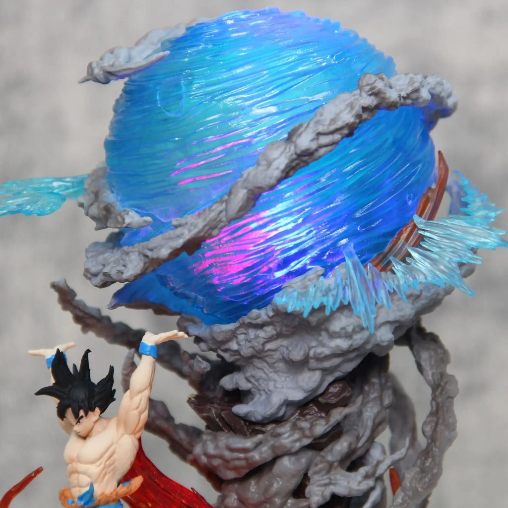 Goku LED Anime Figure, Spirit Bomb Dragon Ball Z, Dragon Ball Super Son Goku Figurines, Anime Gift 10 in