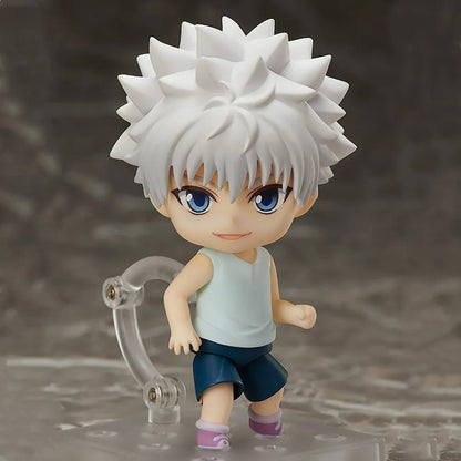 Cute Hunter X Hunter Anime Figurines, Kawaii Chibi Anime Figures, Chrollo Lucilfer, Kurapika, Gon Freeces. Killua Zoldyck PVC Action Toys 10 CM