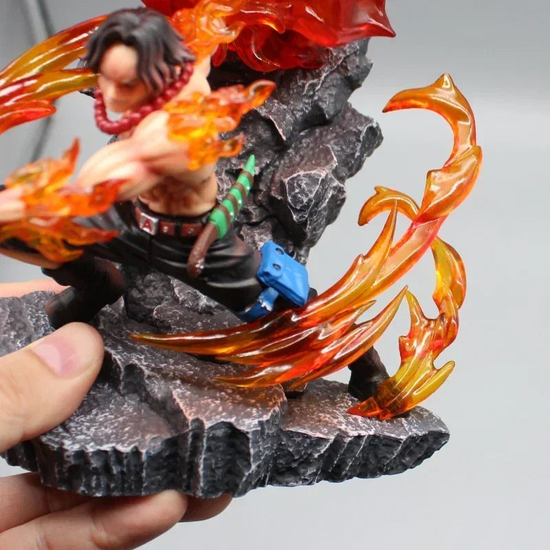 Fire Fist Portgas D. Ace Anime Figurine, One Piece Figures PVC Statue 18 CM
