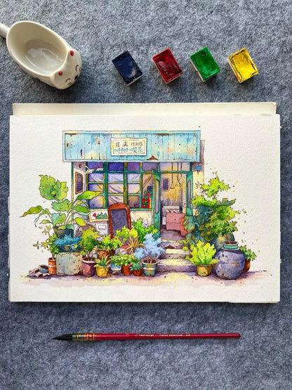 Artist Watercolor Paint 130/98/60/24 Colors Art Set Professional Drawing Pigment Art Supplies