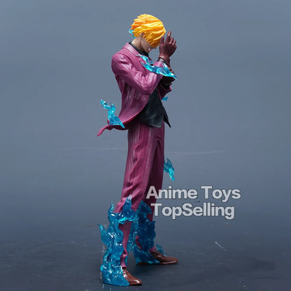 Sanji Vinsmoke Anime Figurine, One Piece Action Figure PVC Statue 24 CM