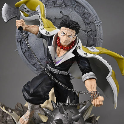 Himejima Gyomei Anime Figure, Demon Slayer Action Figurines PVC Large Statue 41 CM
