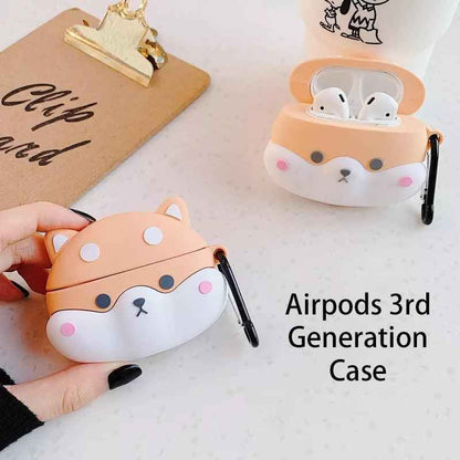 Cute Shiba AirPods Case Cover – Compatible 3rd Gen or Pro