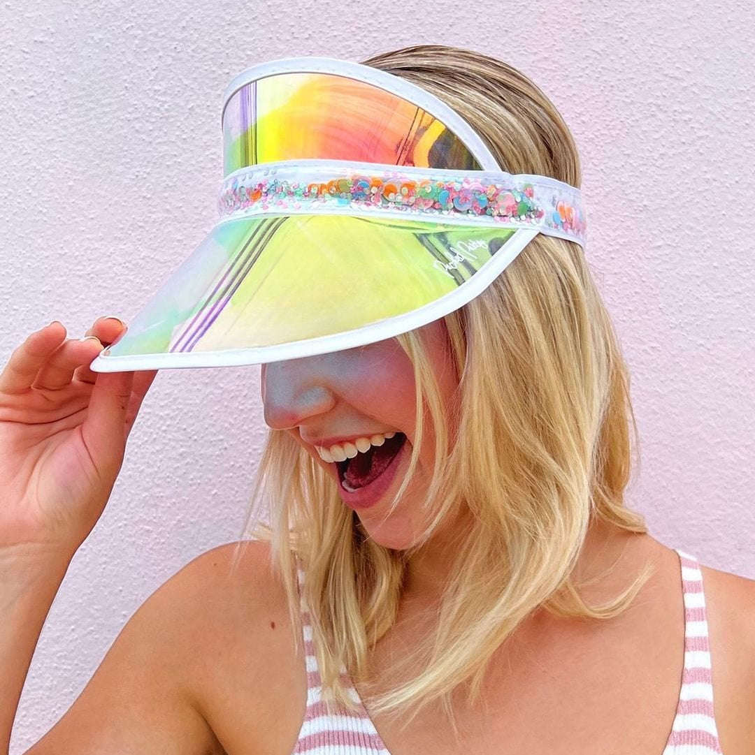 Confetti Sun Visors (Set of 2) Otarealm