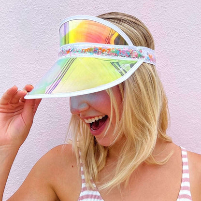 Confetti Sun Visors (Set of 2) Otarealm