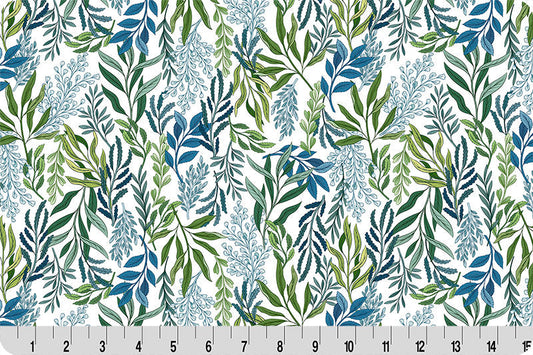 Snow Whispering Blooms Dreamweaver Quilting Cuddle Fabric Per Yard