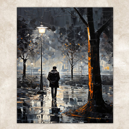 Canvas Print: "Solitary Reflection"