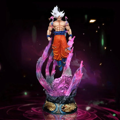 Son Goku Ultra Instinct Anime Figure, Super Saiyan Dragon Ball Anime Figurines 25 CM