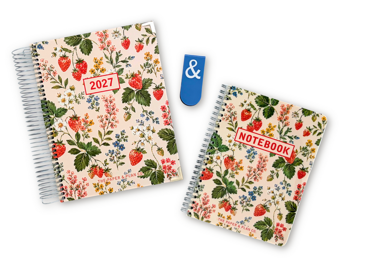 2027 Strawberry Fields Daily Planner Basic Bundle