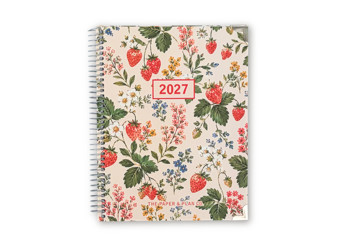 2027 Strawberry Fields Weekly Planner Premium Bundle