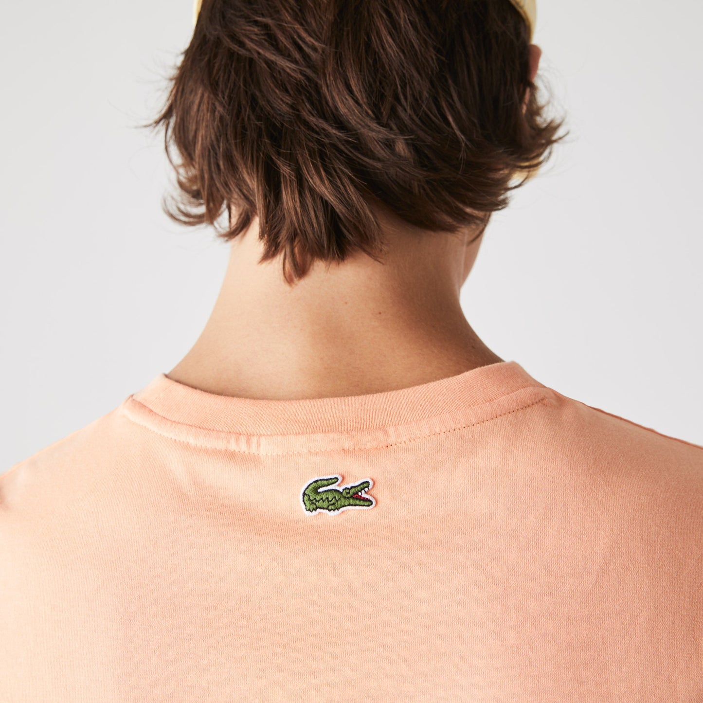 Lacoste Men’s Crew Neck Print Lettering Cotton T-shirt